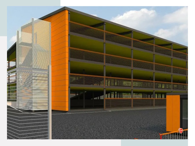 Многоуровневые паркинги в Гае