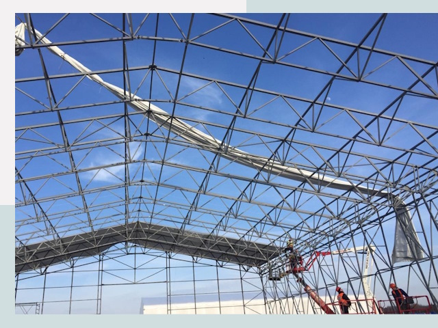 Шатровые ангары от 610 руб. в Гае и Оренбургской области