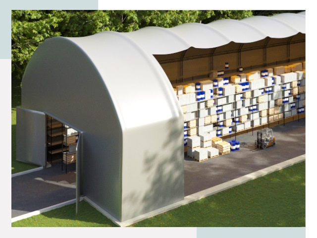 Тентовые ангары в Гае