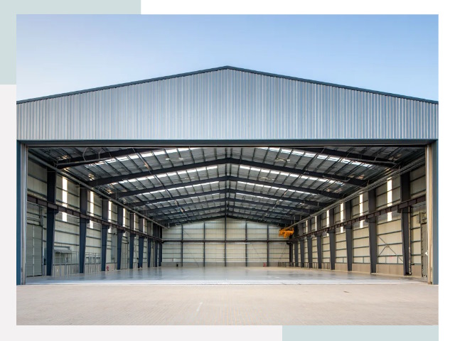 Большие ангары в Гае