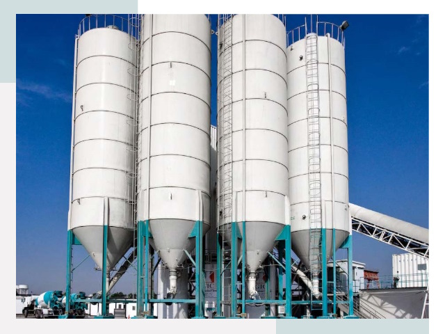 Строительство цементных силосов в Гае