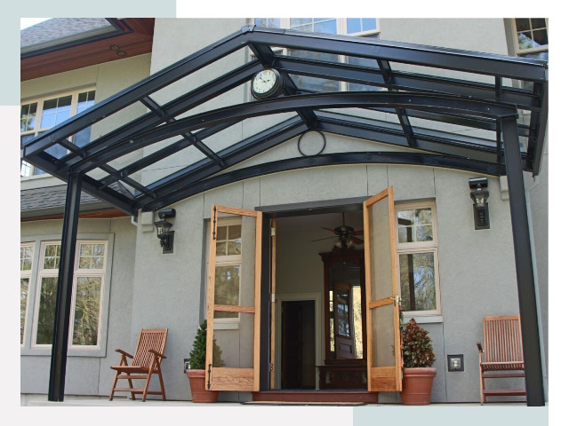 Козырьки металлические в Гае