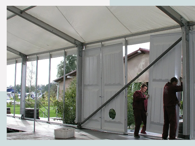 Быстро сборные шатры в Гай от 610 руб. за м²